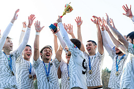 Сборная команда КГУФКСТ по футболу - победитель группы «Б» Высшего дивизиона Национальной студенческой футбольной лиги сезона 2025 года!