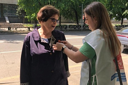 Студенты вуза приняли участие в мероприятиях, посвященных 78-ой годовщине Победы советского народа в Великой Отечественной войне.