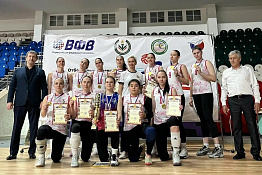 Женская сборная КГУФКСТ по волейболу заняла первое место на отборочных соревнованиях!