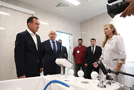 В Центре водных видов спорта КГУФКСТ состоялась встреча с Губернатором Краснодарского края Вениамином Ивановичем Кондратьевым.