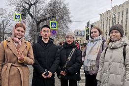 Студенты университета приняли участие в мероприятиях, посвященных 80-летию освобождения города Краснодара от немецко-фашистских захватчиков.