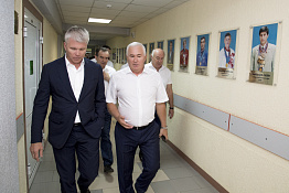 Приезд министра спорта РФ Павла Анатольевича Колобкова в КГУФКСТ (14.08.2019)