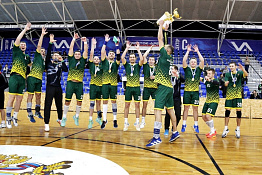 ПОЗДРАВЛЯЕМ! Студенты КГУФКСТ завоевали золото на Кубке России по гандболу среди спортсменов с нарушением слуха.