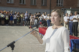 Торжественная линейка, посвящённая началу учебного года (02.09.2019)
