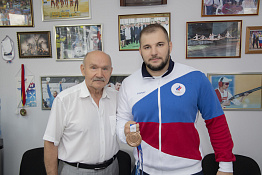 Приём в ректорате призёра Олимпийских игр Сергея Семёнова (11.08.2021)