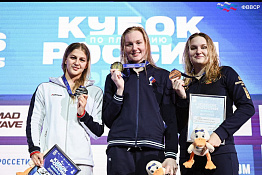 Анастасия Сорокина завоевала бронзу Кубка России по плаванию!