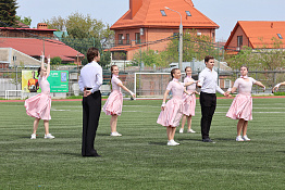 В университете прошло спортивно-художественное представление «Спорт на все времена».