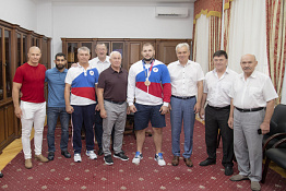 Приём в ректорате призёра Олимпийских игр Сергея Семёнова (11.08.2021)