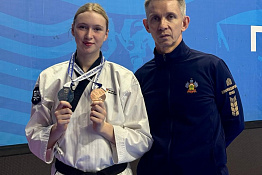 ПОЗДРАВЛЯЕМ! Студенты КГУФКСТ завоевали золото и серебро на чемпионате России по тхэквондо.