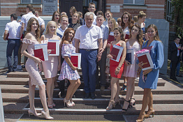 Вручение дипломов: Факультет спорта (05.07.2019)