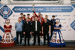 Студент КГУФКСТ завоевал бронзу в командных состязаниях среди мужчин по современному пятиборью!