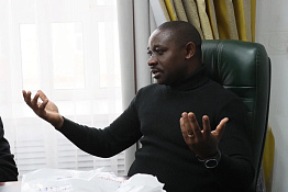 В КГУФКСТ прошла встреча ректора профессора С.М. Ахметова со студентами - активистами из числа иностранных граждан.