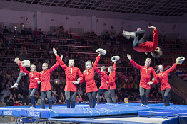 Юбилей Олимпийского чемпиона по прыжкам на батуте Москаленко Александра (03.11.2019)