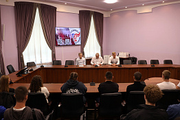 В КГУФКСТ состоялась встреча представителей ГБУ ДО КК «СШОР «Самбо» со студентами вуза в рамках профориентационного мероприятия о перспективах трудоустройства.