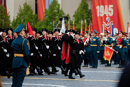 Студенты КГУФКСТ приняли участие в Параде Победы на Красной площади в Москве.