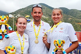  ПОЗДРАВЛЯЕМ! Студентки КГУФКСТ завоевали золотые медали на V Боливарианских играх АЛБА в Венесуэле.