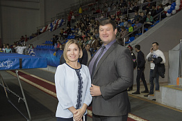 Юбилей Олимпийского чемпиона по прыжкам на батуте Москаленко Александра (03.11.2019)