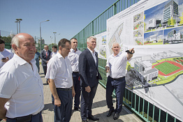 Приезд министра спорта РФ Павла Анатольевича Колобкова в КГУФКСТ (14.08.2019)