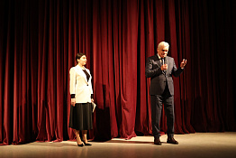 В КГУФКСТ прошел праздничный концерт ко Дню защитника Отечества.