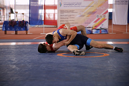 Команда КГУФКСТ - победитель XXXV Универсиады Кубани по греко-римской борьбе.