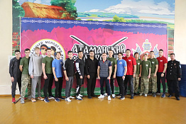 Студент Данила Данилов представил КГУФКСТ на всекубанском сборе казачьей молодежи «Атаманский кадровый резерв».