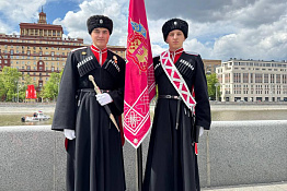 Студенты КГУФКСТ приняли участие в Параде Победы на Красной площади в Москве.