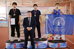 Команда КГУФКСТ заняла первое место в XXХV Универсиаде Кубани по вольной борьбе.