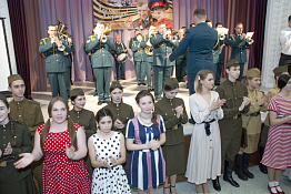 Торжественное открытие месячника оборонно-массовой и военно-патриотической работы (23.01.2020)