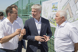 Приезд министра спорта РФ Павла Анатольевича Колобкова в КГУФКСТ (14.08.2019)