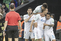 Футбол: Краснодар - Зенит Санкт-Петербург  (2-3) (20.04.2019)