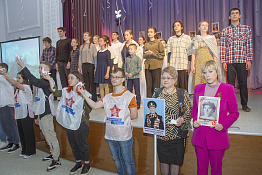 В КГУФКСТ в преддверии Дня Победы прошло театрализованное представление «Птицы белые мои».