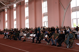 В КГУФКСТ прошло военно-патриотическое спортивное мероприятие, приуроченное к празднованию Дня народного единства.