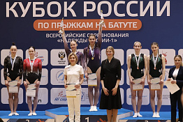 Студентка КГУФКСТ Софья Гвозденко - призер Всероссийских соревнований по прыжкам на батуте.