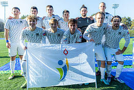 Сборная команда КГУФКСТ по футболу - победитель группы «Б» Высшего дивизиона Национальной студенческой футбольной лиги сезона 2025 года!