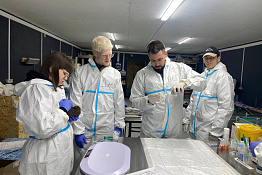 Делегация КГУФКСТ продолжает работу в ликвидации последствий чрезвычайной ситуации на Черноморском побережье Краснодарского края.