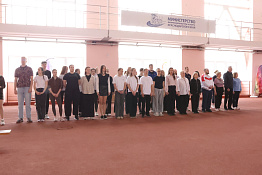 В легкоатлетическом манеже КГУФКСТ прошли соревнования, посвященные Дню защитника Отечества.