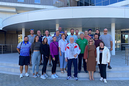 В соответствии с программой обучения КГУФКСТ совместно с ВФВ России были организованы и проведены выездные курсы повышения квалификации.