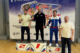 Студенты КГУФКСТ успешно завершили Всероссийские соревнования среди студентов по греко-римской борьбе.