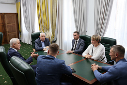 Кубанский государственный университет физической культуры, спорта и туризма посетила делегация Темрюкского района.