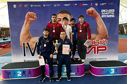 Обучающиеся КГУФКСТ - победители и призеры Всероссийских соревнований среди студентов по спортивной борьбе.