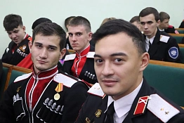 Студент Данила Данилов представил КГУФКСТ на всекубанском сборе казачьей молодежи «Атаманский кадровый резерв».