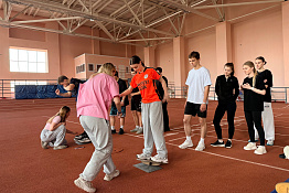 В КГУФКСТ состоялся физкультурно-спортивный марафон, приуроченный к 65-летию первого полёта человека в космос!