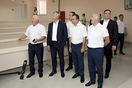 Приезд министра спорта РФ Павла Анатольевича Колобкова в КГУФКСТ (14.08.2019)