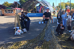 Студенты КГУФКСТ приняли участие в акции, приуроченной ко Дню освобождения Краснодарского края от немецко-фашистских захватчиков.