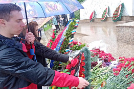 Студенты вуза приняли участие в мероприятиях, посвященных 78-ой годовщине Победы советского народа в Великой Отечественной войне.