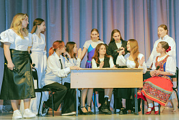 В КГУФКСТ прошел праздничный концерт ко Дню защитника Отечества.